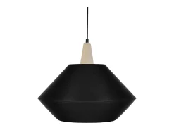 TOSEL Suspensión ,madera,natural,A90x D40xP40cm Negro Sale