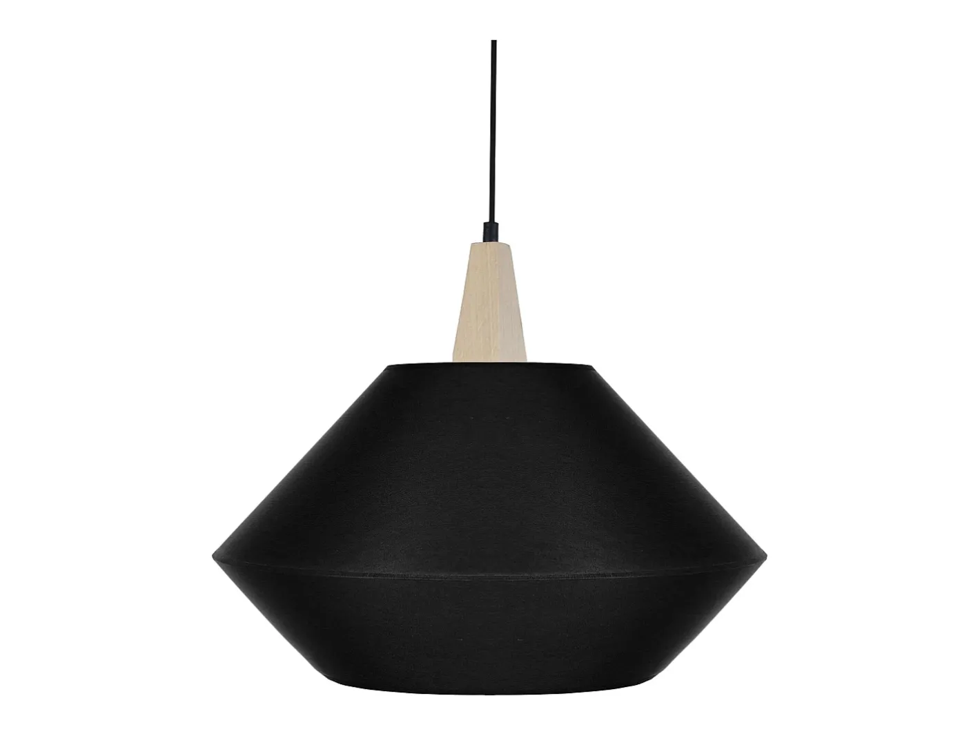 TOSEL Suspensión ,madera,natural,A90x D40xP40cm Negro Sale