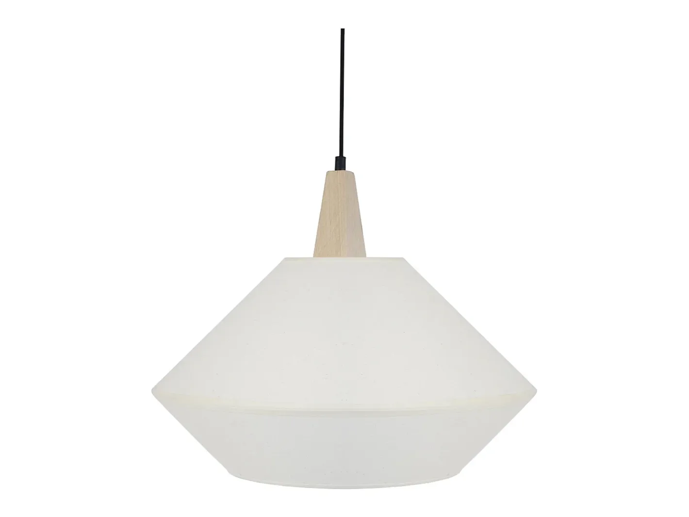 TOSEL Suspensión ,madera,natural,A90xD 40xP40cm Blanco Discount