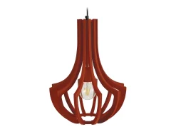 TOSEL Suspensión ,madera,,A107x D 35xP35cm Rojo Clearance