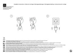 TOSEL Suspensión ,metal, fibra,,A90xD 60x P 60cm Rojo Clearance