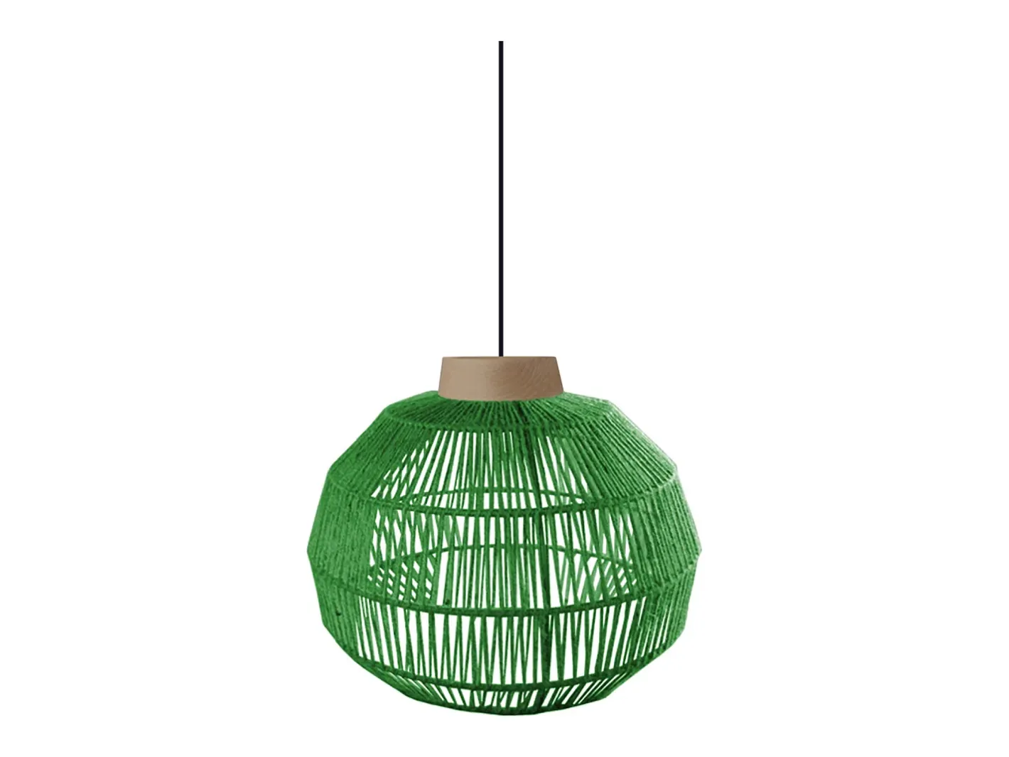 Best TOSEL Suspensión ,metal, fibra,natural,A90xD32xP 32cm Color natural claro