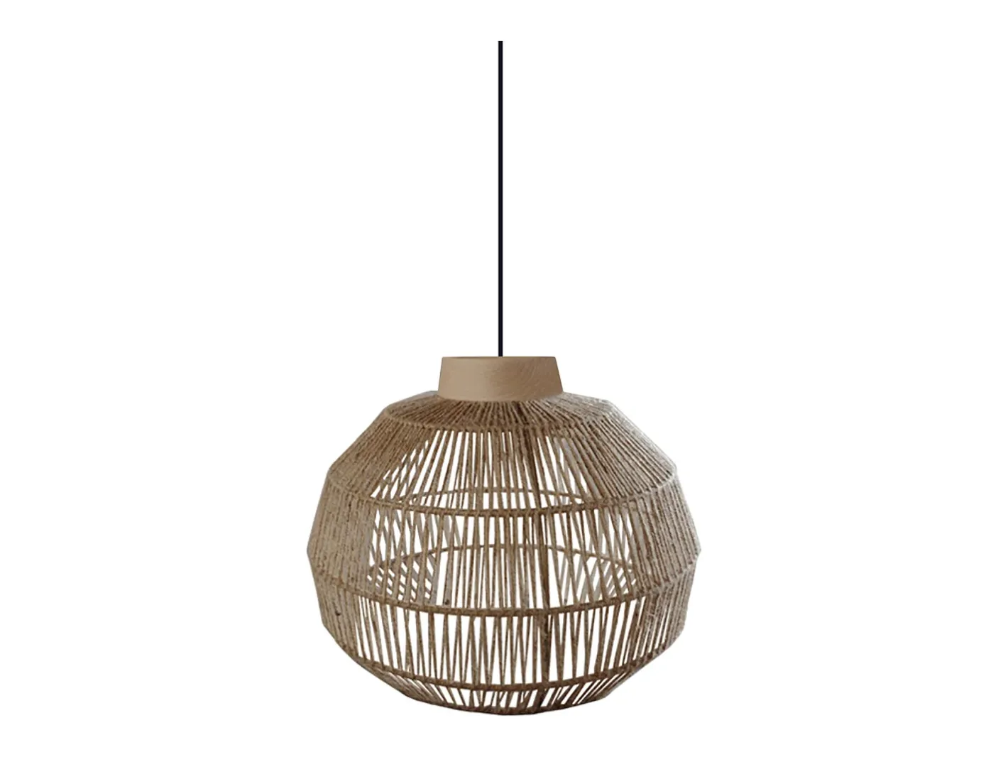 TOSEL Suspensión ,metal, fibra,natural,A90x D32xP32 cm Color natural claro Online