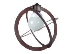 TOSEL Lámpara Suspendida-Suspensión ,metal, Marrón,A 88xD28x P 28cm Marru00f3n