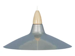 TOSEL Lámpara Suspendida-Suspensión ,metal,Aluminio , A19xD38xP38cm Plateado