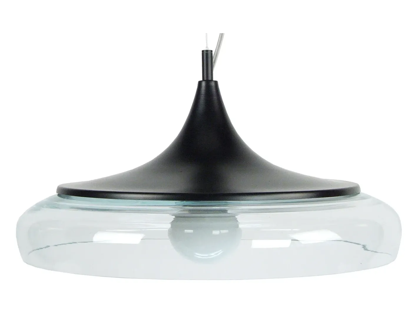 TOSEL Suspensión ,metal,Aluminio,A90x D41xP41cm Transparente New