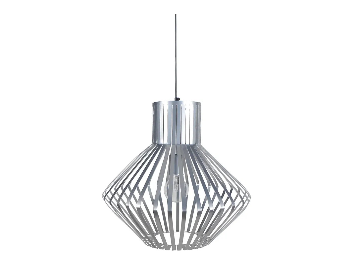 TOSEL Suspensión ,metal,Aluminio ,A90xD 36x P 36cm Plateado Sale