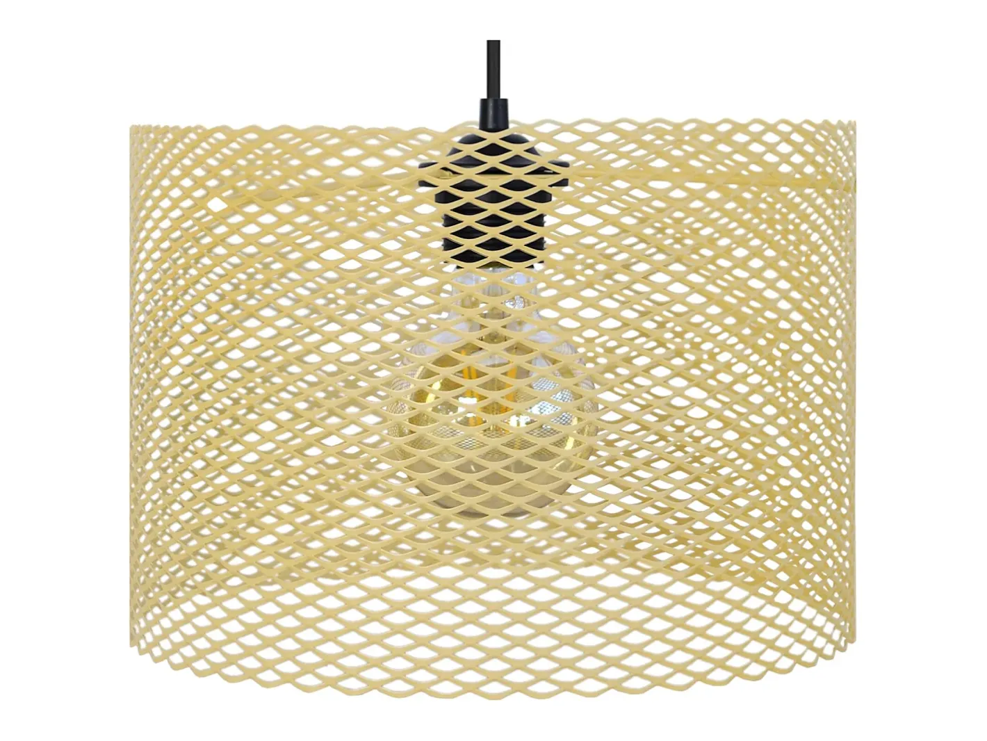 TOSEL Suspensión ,metal,AMARILLO,A80xD25xP25cm Amarillo claro Best