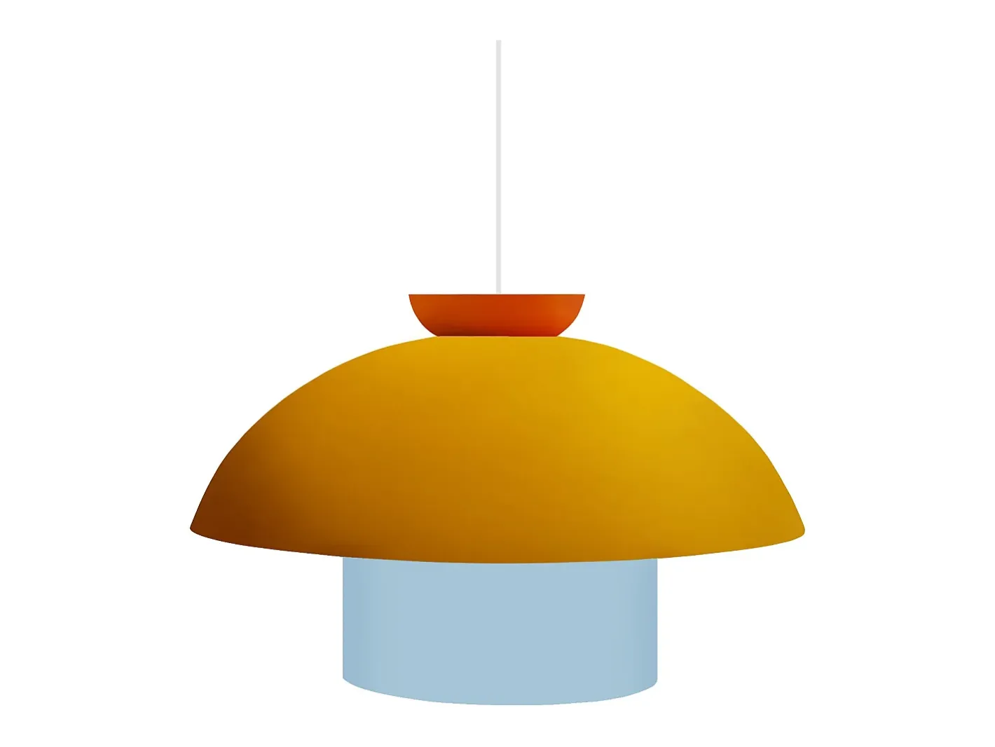 TOSEL Lámpara Suspendida-Suspensión ,metal,,A110xD29xP29 cm Amarillo