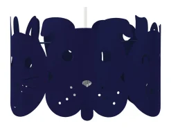 TOSEL Lámpara Suspendida-Suspensión ,metal, ,A75xD30xP30cm Azul