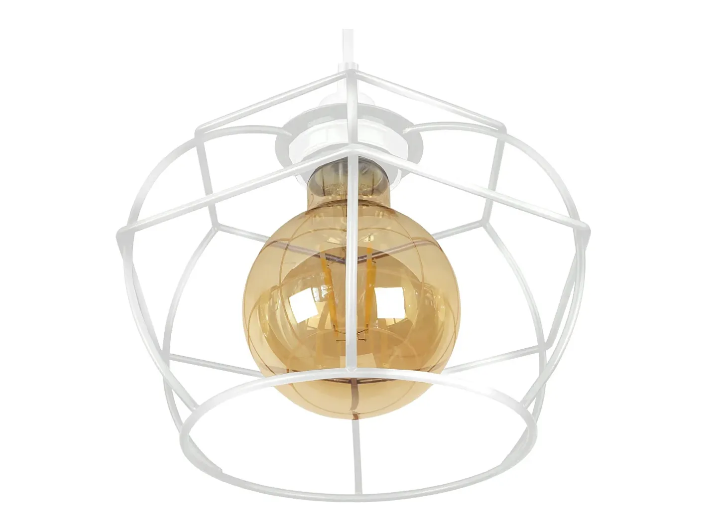 TOSEL Lámpara Suspendida-Suspensión ,metal, ,A75xD18xP18cm Blanco