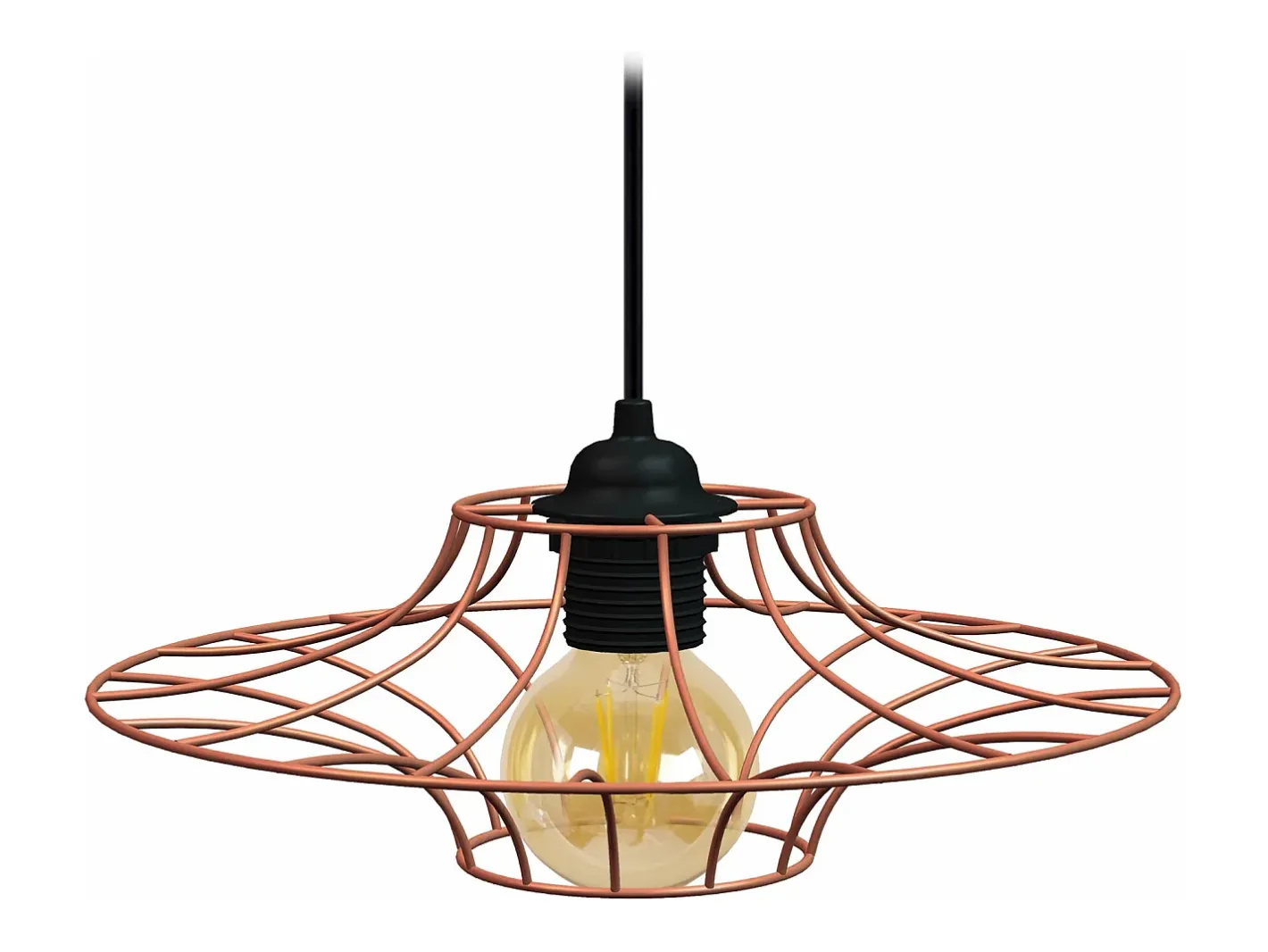 Sale TOSEL Suspensión ,metal,Bronce ,A 76x D40xP40cm Cobrizo