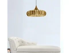 Best TOSEL Suspensión ,metal, ,A 80xD40x P 40cm Dorado