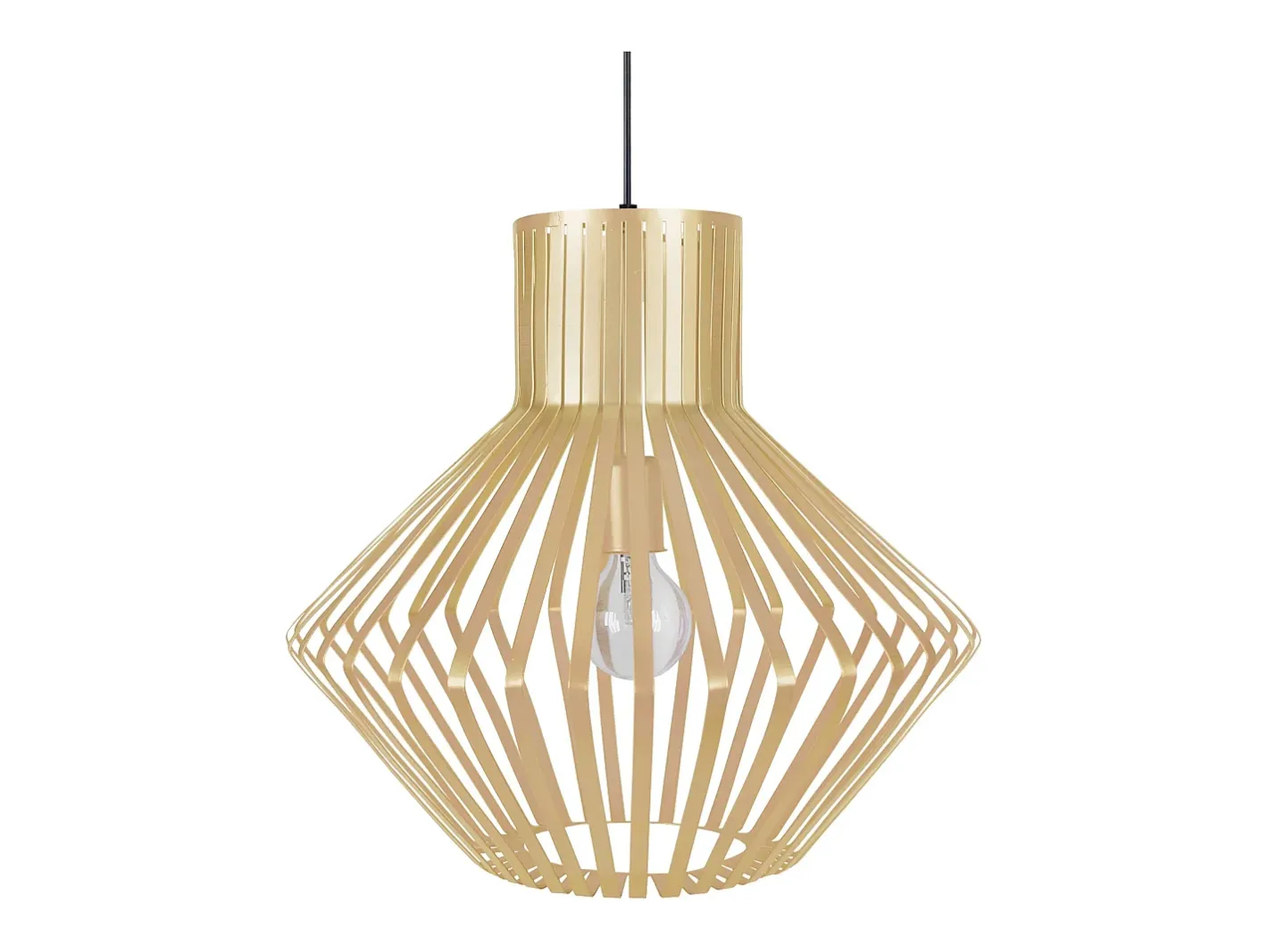 TOSEL Suspensión ,metal, ,A 90xD 36x P 36cm Dorado