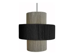 Best TOSEL Suspensión ,metal-fibra, ,A 90x D30xP30cm Negro