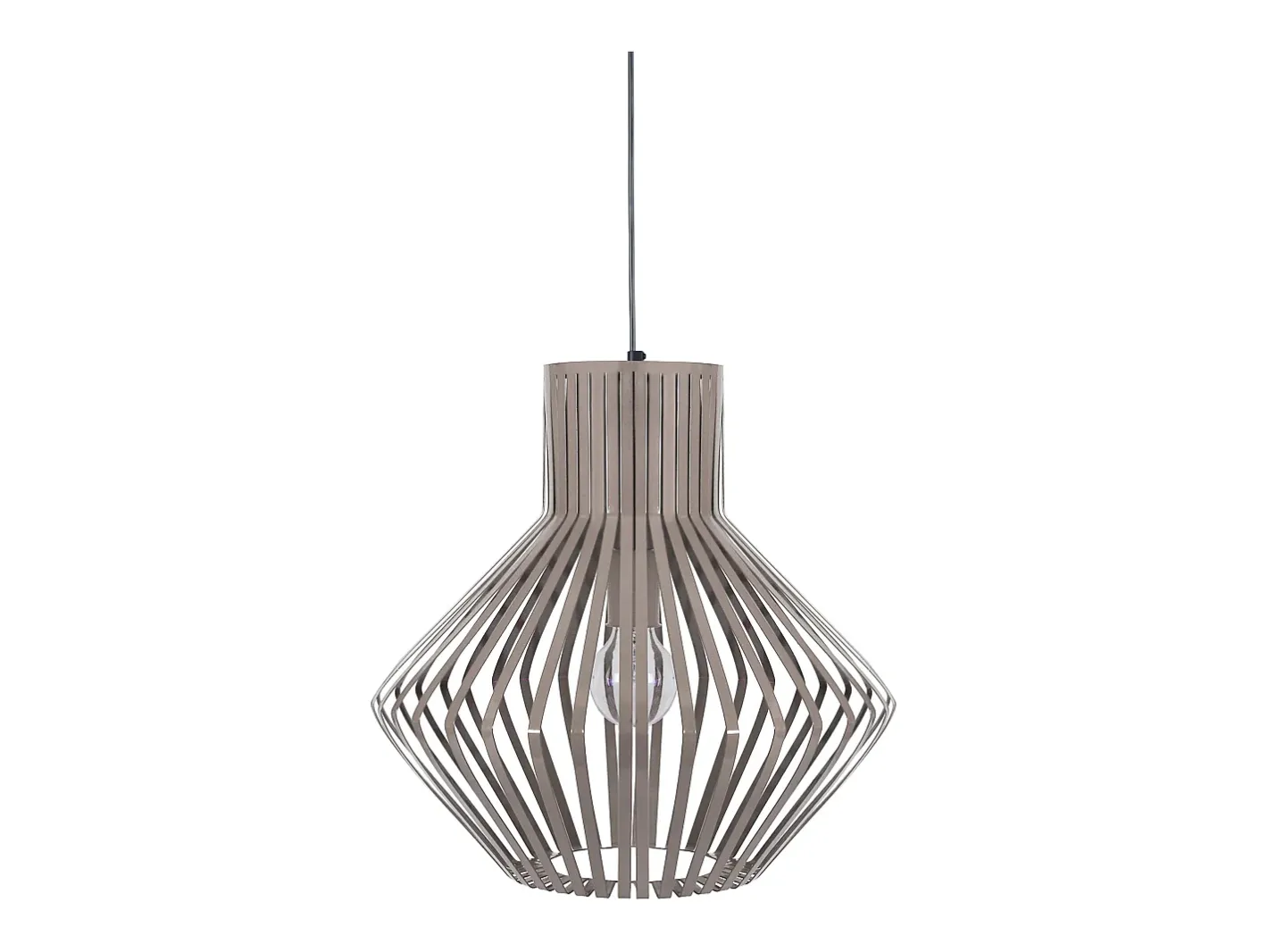 TOSEL Lámpara Suspendida-Suspensión ,metal, ,A 90x D36xP36cm Gris