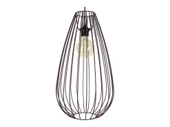 TOSEL Lámpara Suspendida-Suspensión ,metal,Marrón,A112xD29,5xP 29,5cm Marru00f3n