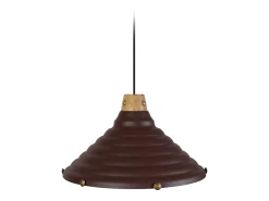 TOSEL Suspensión ,metal,natural,A 85x D17xP17cm Color natural claro