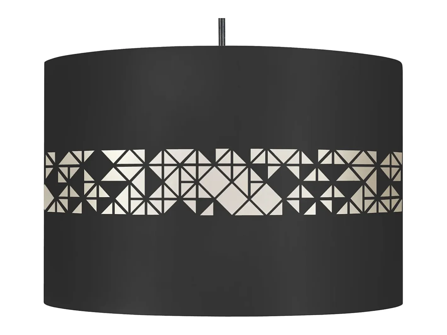 TOSEL Suspensión ,metal., ,A80xD 30x P 30cm Negro Online