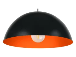 TOSEL Lámpara Suspendida-Suspensión ,metal, ,A78xD42,5xP42,5 cm Negro