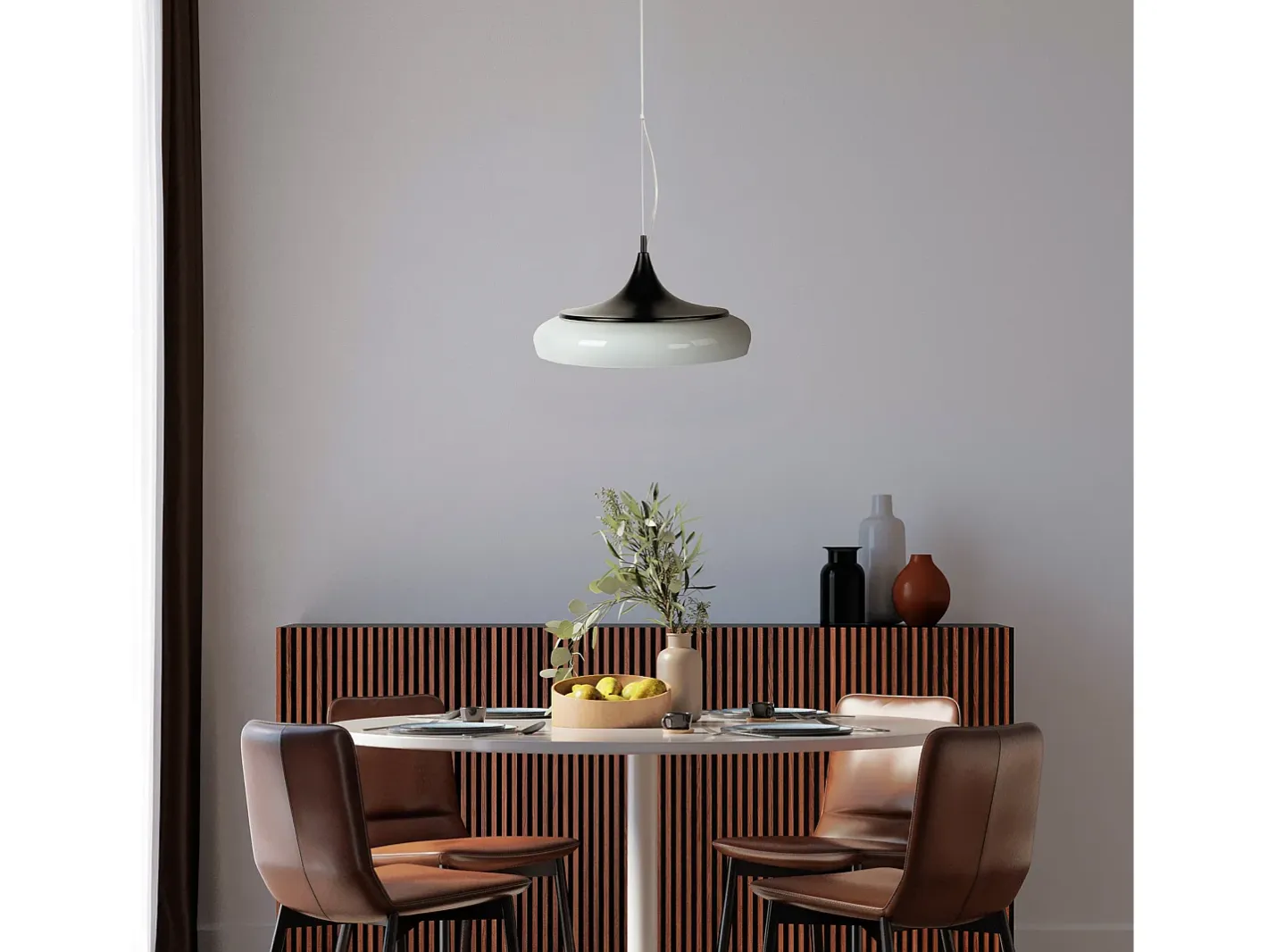 TOSEL Suspensión ,metal,Negro ,A90xD41xP41cm Blanco Clearance