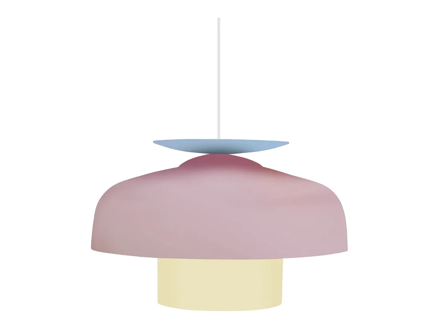 TOSEL Lámpara Suspendida-Suspensión ,metal, ,A110xD30xP30cm Rosa