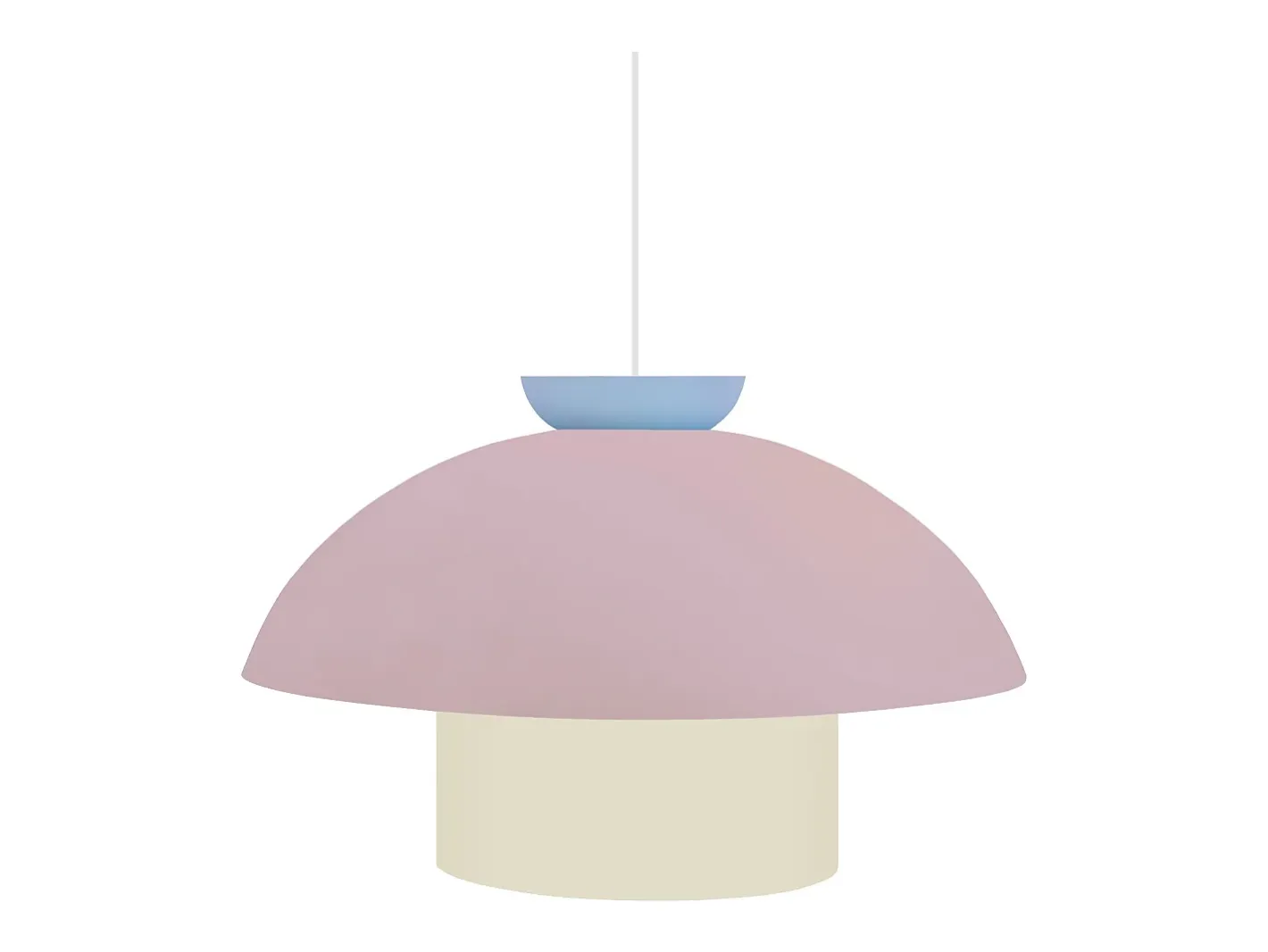 TOSEL Suspensión ,metal, ,A110xD29xP29 cm Rosa Online