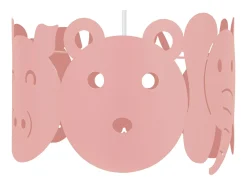 TOSEL Suspensión ,metal,Rosa ,A75xD30xP30cm Rosa palo New