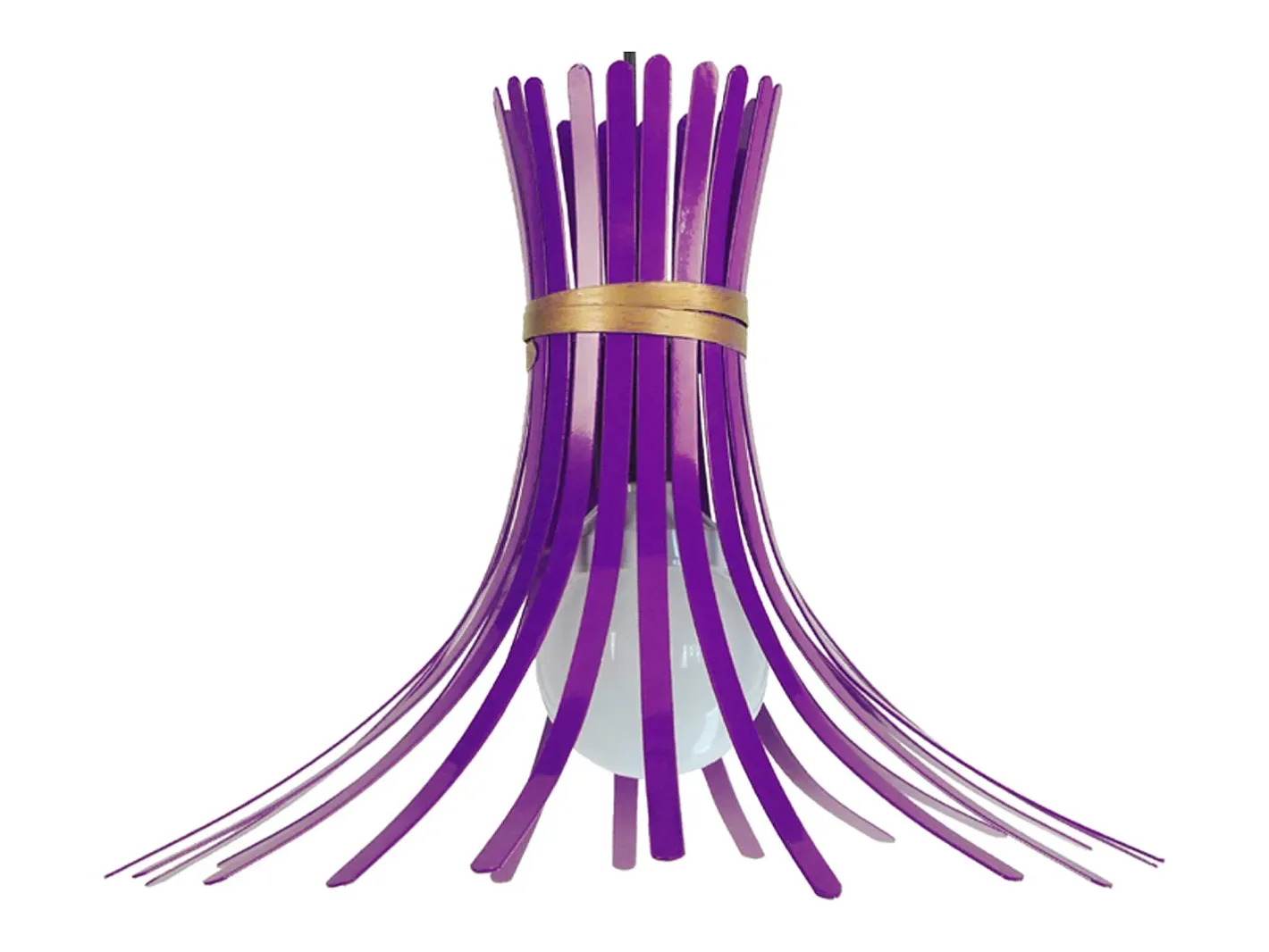 TOSEL Suspensión ,metal, ,A 80xD 80x P 45cm Violeta