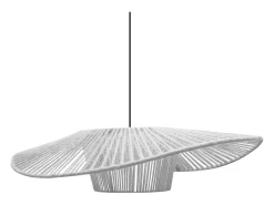 TOSEL Suspensión ,tela,,A80xD 75x P 80cm Blanco Sale