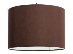 TOSEL Lámpara Suspendida-Suspensión ,tela,Marrón,A78xD30xP30cm Marru00f3n