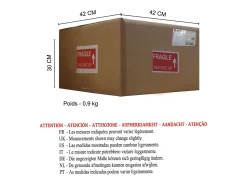 TOSEL Lámpara Suspendida-Suspensión ,vidrio,AMARILLO,A 77xD20xP20cm Amarillo claro