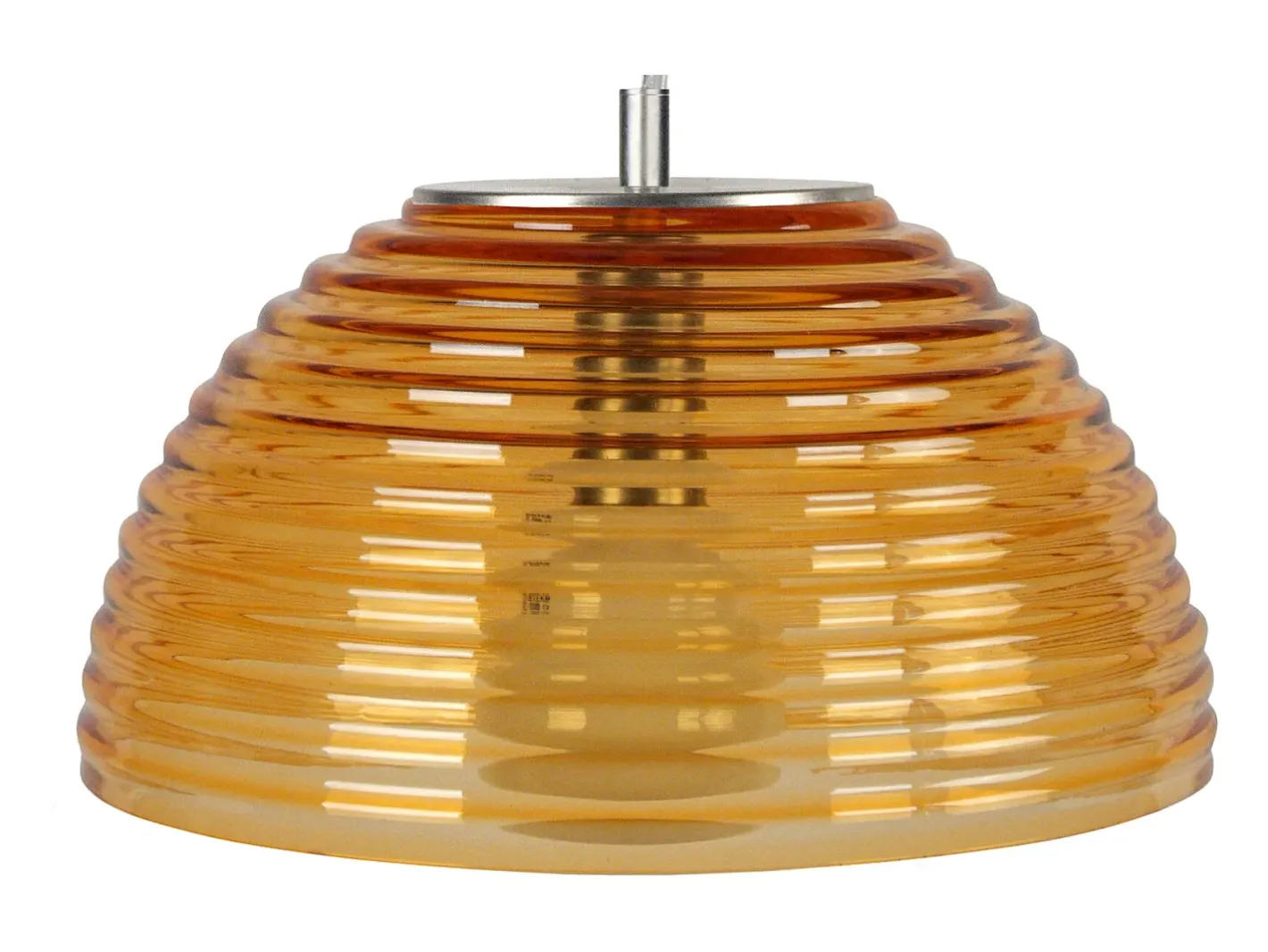 TOSEL Suspensión ,vidrio,AMARILLO,A 77xD36xP36cm Amarillo claro Discount