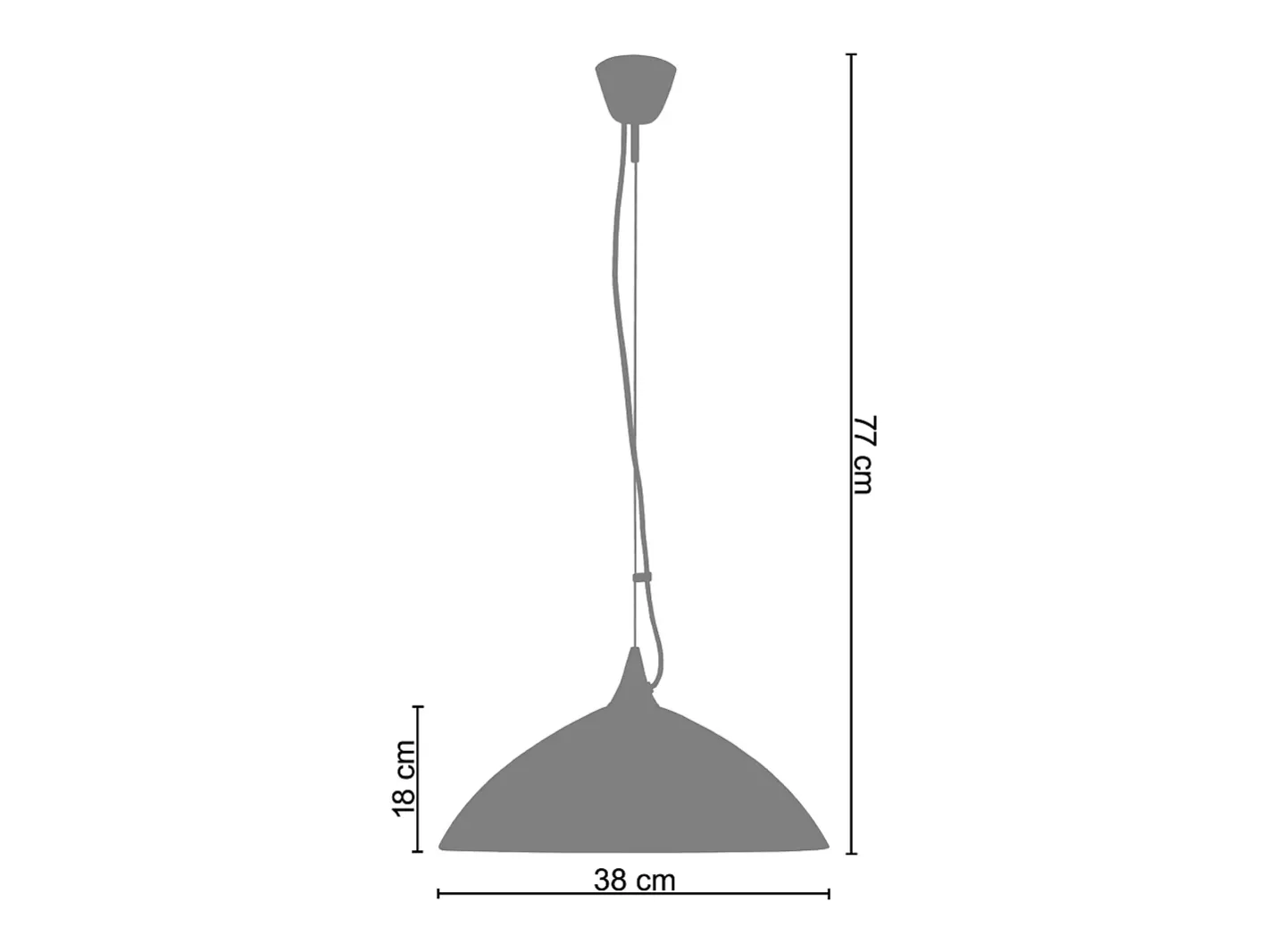 Sale TOSEL Suspensión ,vidrio, ,A 77xD38xP38cm Azul