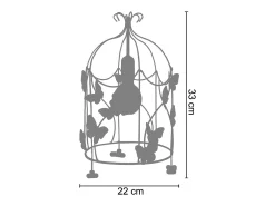 New TOSEL Suspensión ,vidrio, ,A80xD25xP25cm Azul