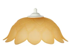 TOSEL Lámpara Suspendida-Suspensión ,vidrio,,A74xD20xP20 cm Beige