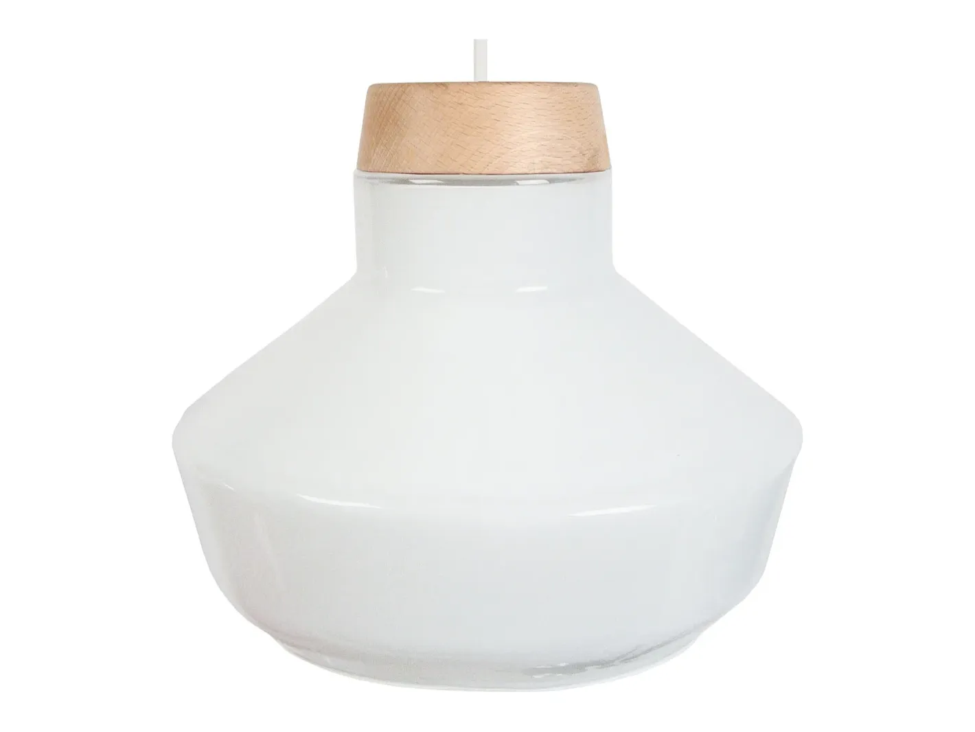 TOSEL Lámpara Suspendida-Suspensión ,vidrio,,A 84xD30xP30cm Blanco