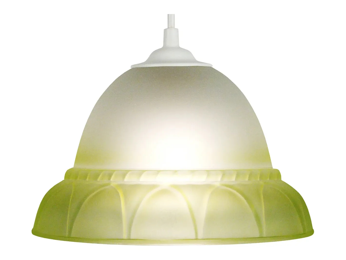 TOSEL Suspensión ,vidrio,,A70xD20x P 20cm Blanco Hot