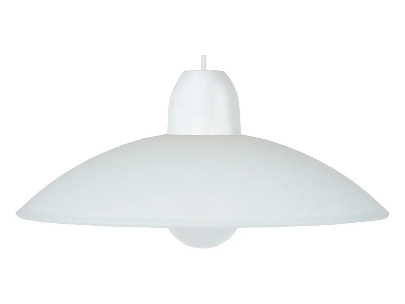 TOSEL Suspensión ,vidrio,,A70xD42x P 42cm Blanco Best