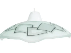 TOSEL Suspensión ,vidrio, ,A 74xD 45x P 45cm Gris Outlet