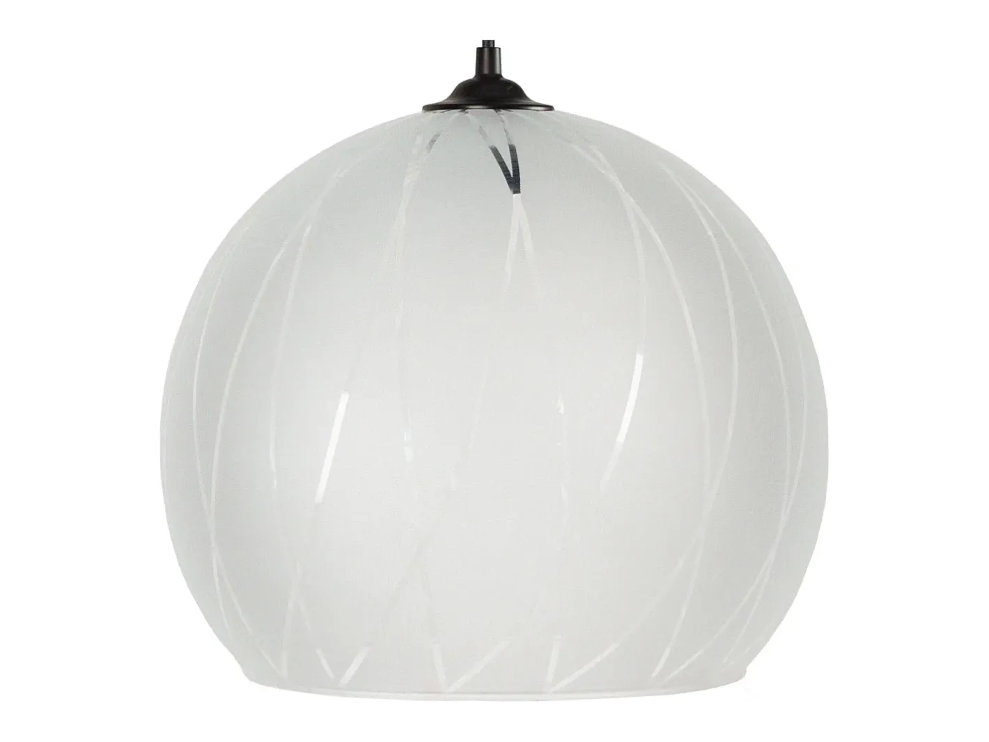 TOSEL Suspensión ,vidrio, ,A85xD 30xP30cm Gris Sale