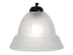 TOSEL Suspensión ,vidrio,,A68xD17xP17cm Negro Hot