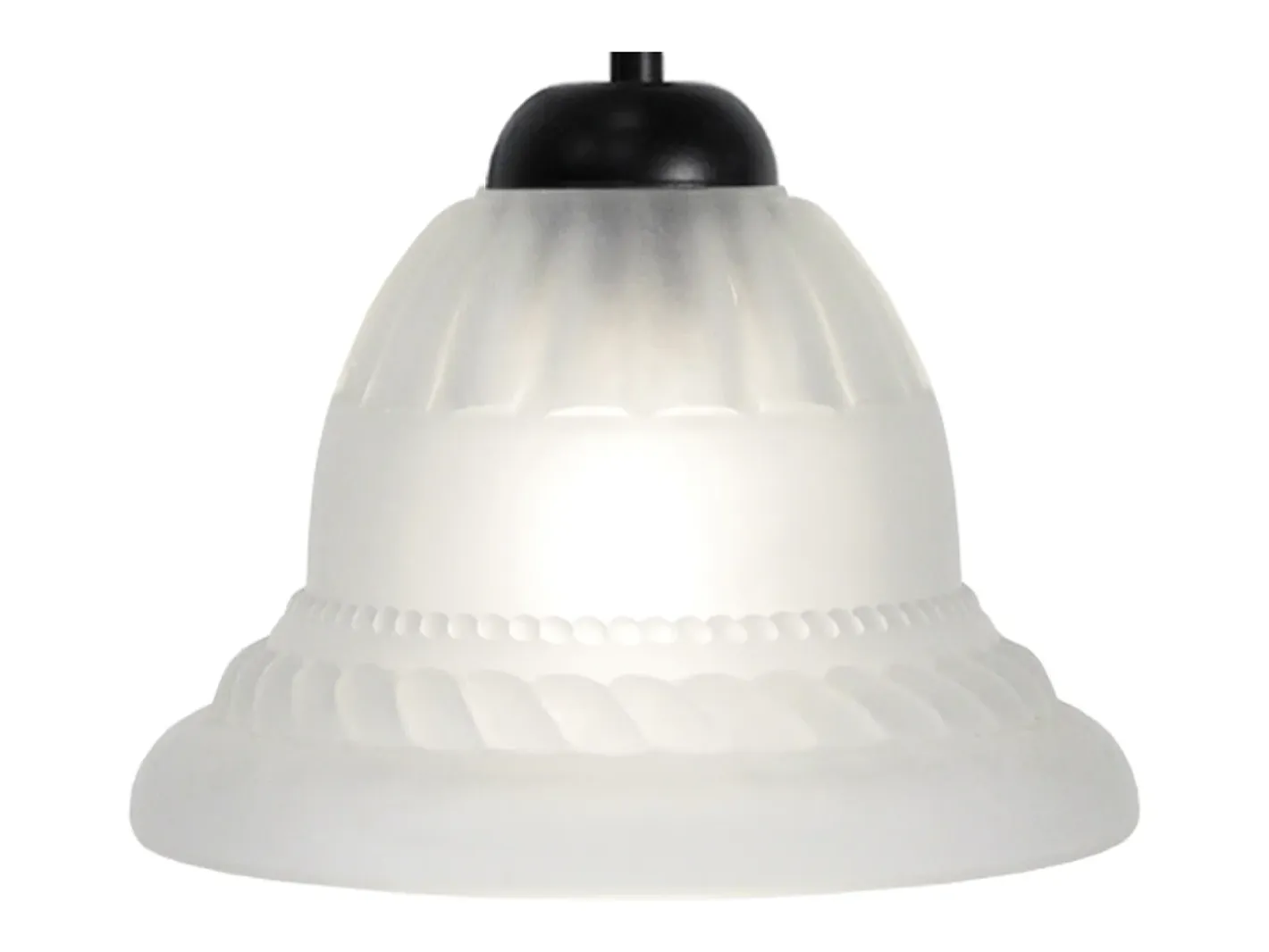 TOSEL Lámpara Suspendida-Suspensión ,vidrio, ,A68x D 17xP17cm Negro