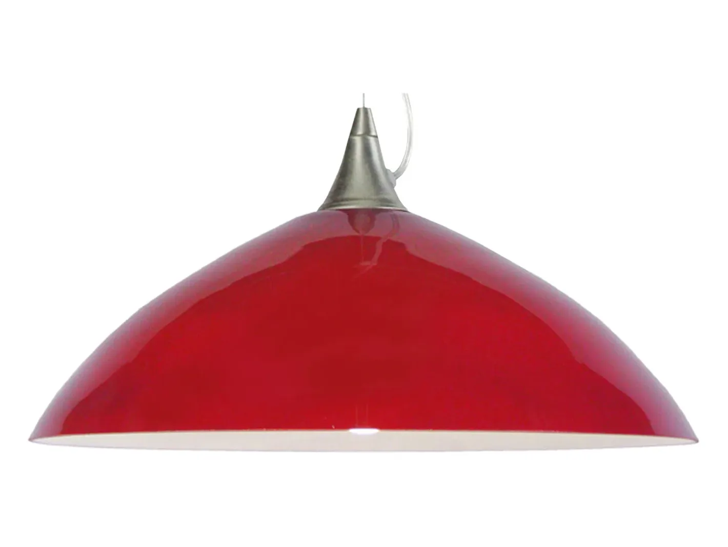 TOSEL Lámpara Suspendida-Suspensión ,vidrio,, A77xD38xP38cm Rojo