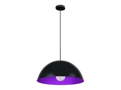TOSEL Lámpara Suspendida-Suspensión ,metal, ,A78xD42,5xP42,5cm Negro