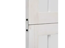 Best Tabique divisorio de 4 paneles en madera maciza de paulownia blanca Blanco