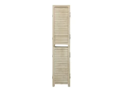Tabique divisorio de 5 paneles 175x165 cm madera de paulownia Marru00f3n Clearance