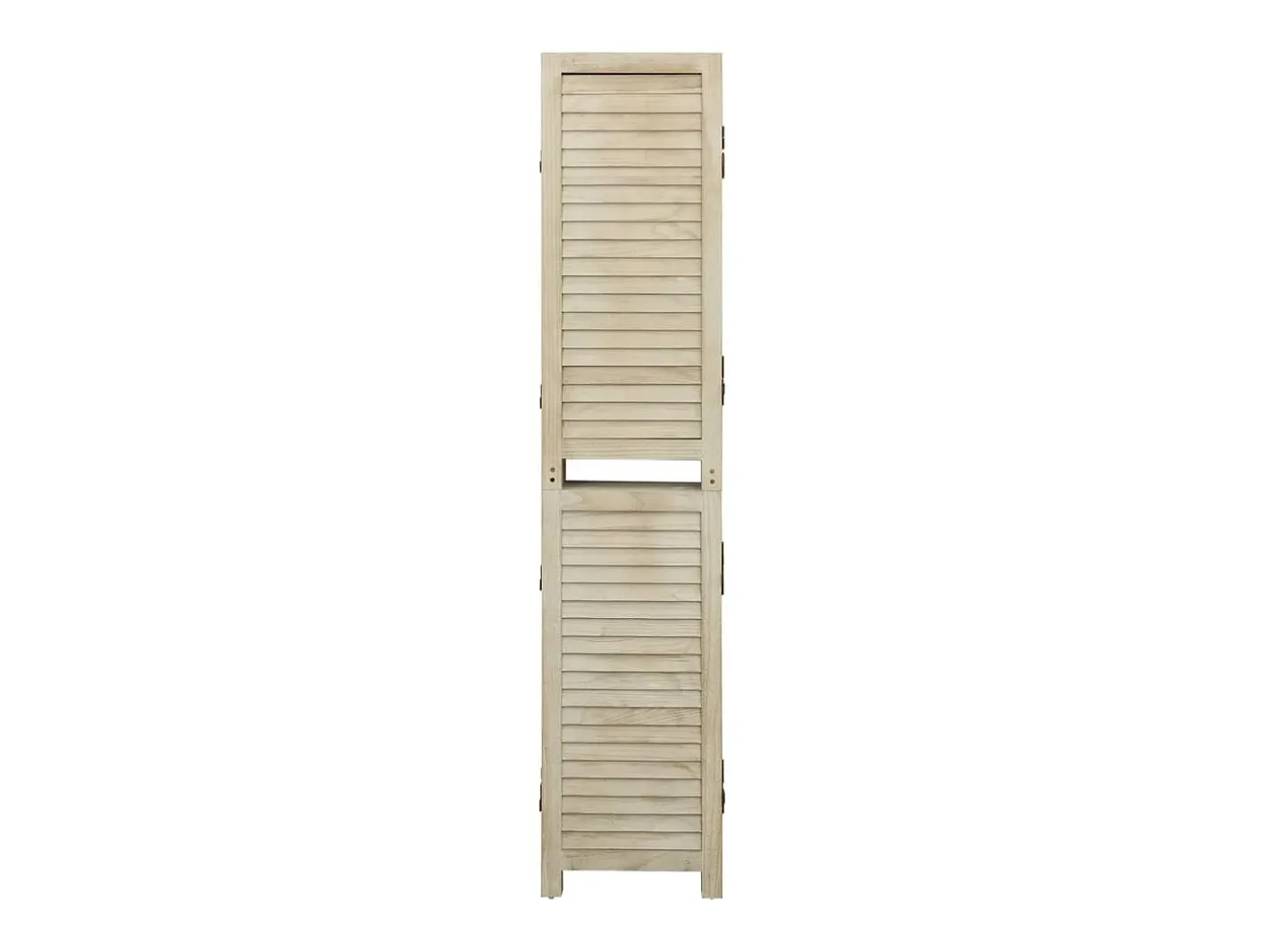 Tabique divisorio de 5 paneles 175x165 cm madera de paulownia Marru00f3n Clearance