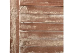 Biombo-Tabique divisorio de 6 paneles Marrón 210x165 cm Paulownia Marru00f3n