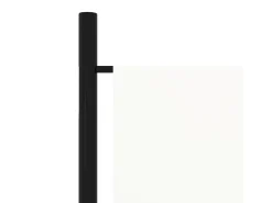 Tabique divisorio de 5 paneles, , 250 x 180 cm Blanco New